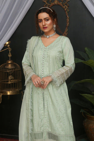 L23210 -  Embroidered Lawn 3P