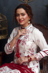 embroidered lawn suit