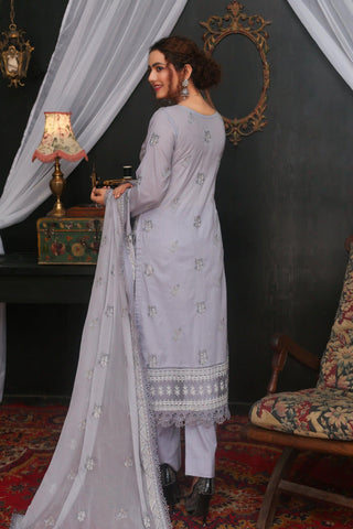 L23208 -  Embroidered Lawn 3P