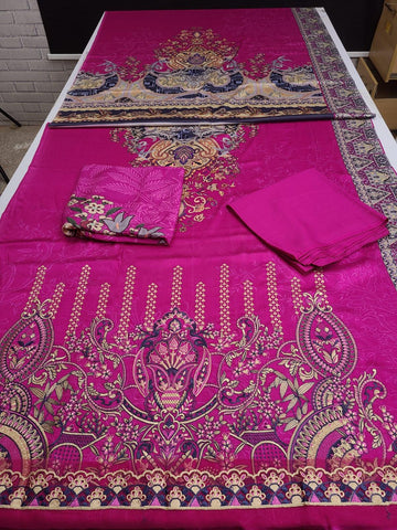 04 - Viscose Linen Embroidered 3P
