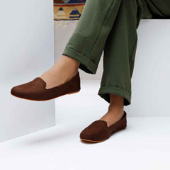 Chocolate Brown Loafers - Jooti Shooti