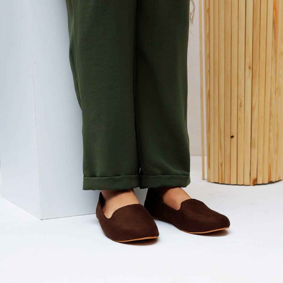 Chocolate Brown Loafers - Jooti Shooti