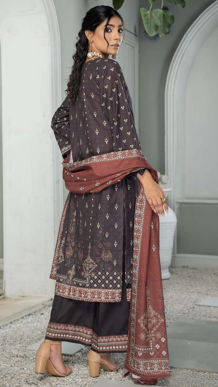 AZ 009 - Khaddar Printed 3P