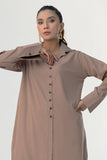 Desert Brown Grip Dress - Peach Republic