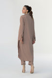 Desert Brown Grip Dress - Peach Republic