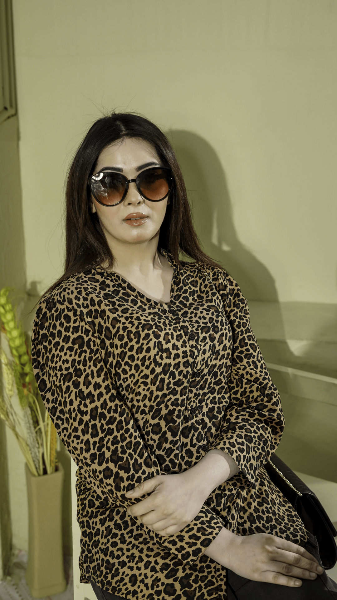 Fierce Chic Leopard Shirt