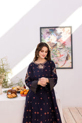 2PC Embroidered Dress - 1037