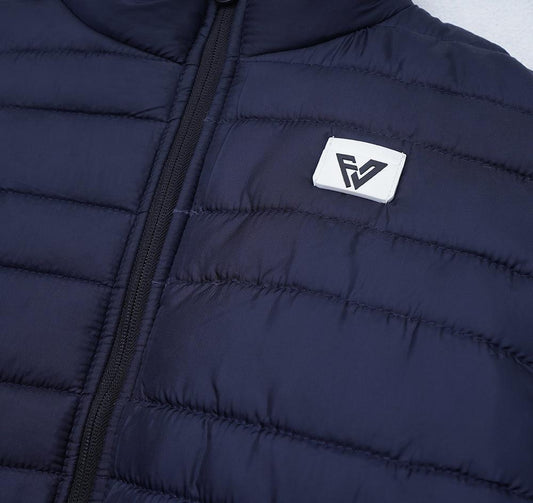 Fitness Welt- Blue Puffer Jacket