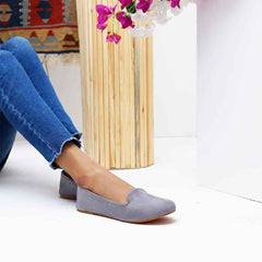 Grey Loafers - Jooti Shooti