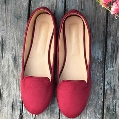 Ruby Red Loafers - Jooti Shooti