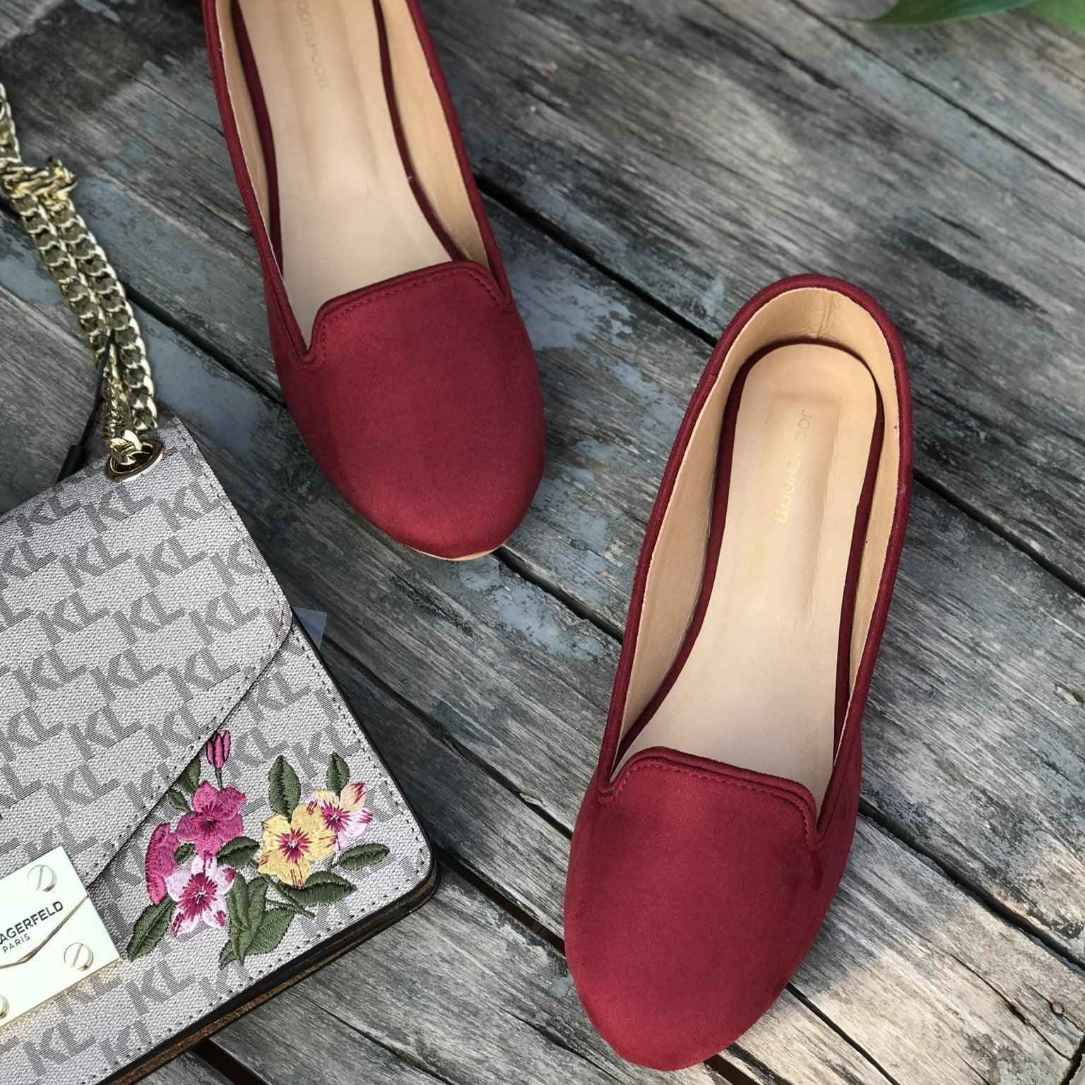 Ruby Red Loafers - Jooti Shooti