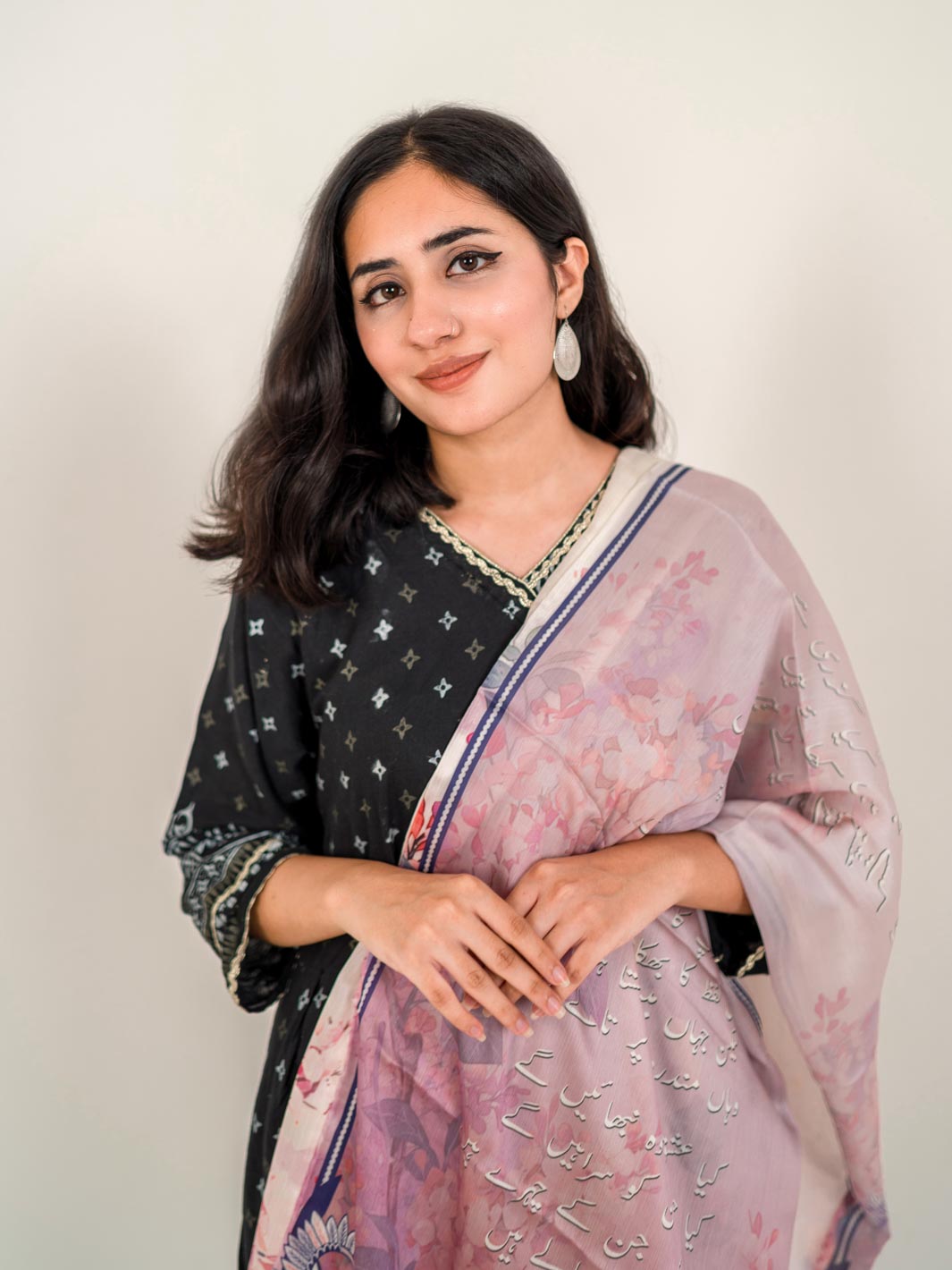 Parizaad Stole (Pink)