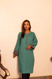 Sea Green Embroidered Kurta (10)