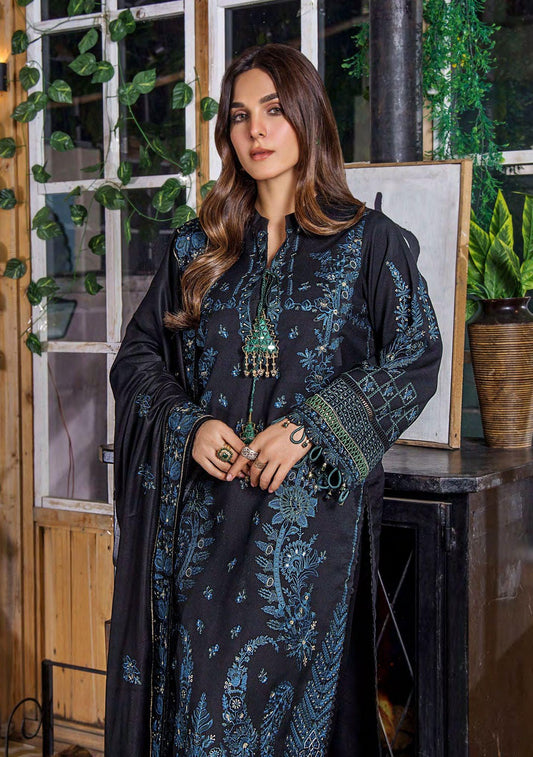 EA-W2-511 | Dhanak Embroidered 3P