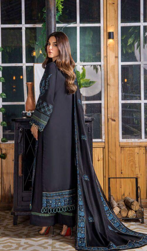 EA-W2-511 | Dhanak Embroidered 3P