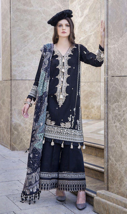 EA-W1-516 | Khaddar Embroidered 3P