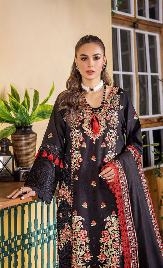 EA-W2-514 | Karandi Embroidered 3P