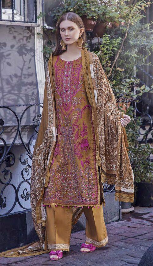 EA-W1-519 | Khaddar Embroidered 3P