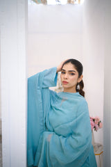 Cyan - Farshi Shalwar Set