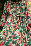 1 Piece Printed Chiffon Frock [PRET]