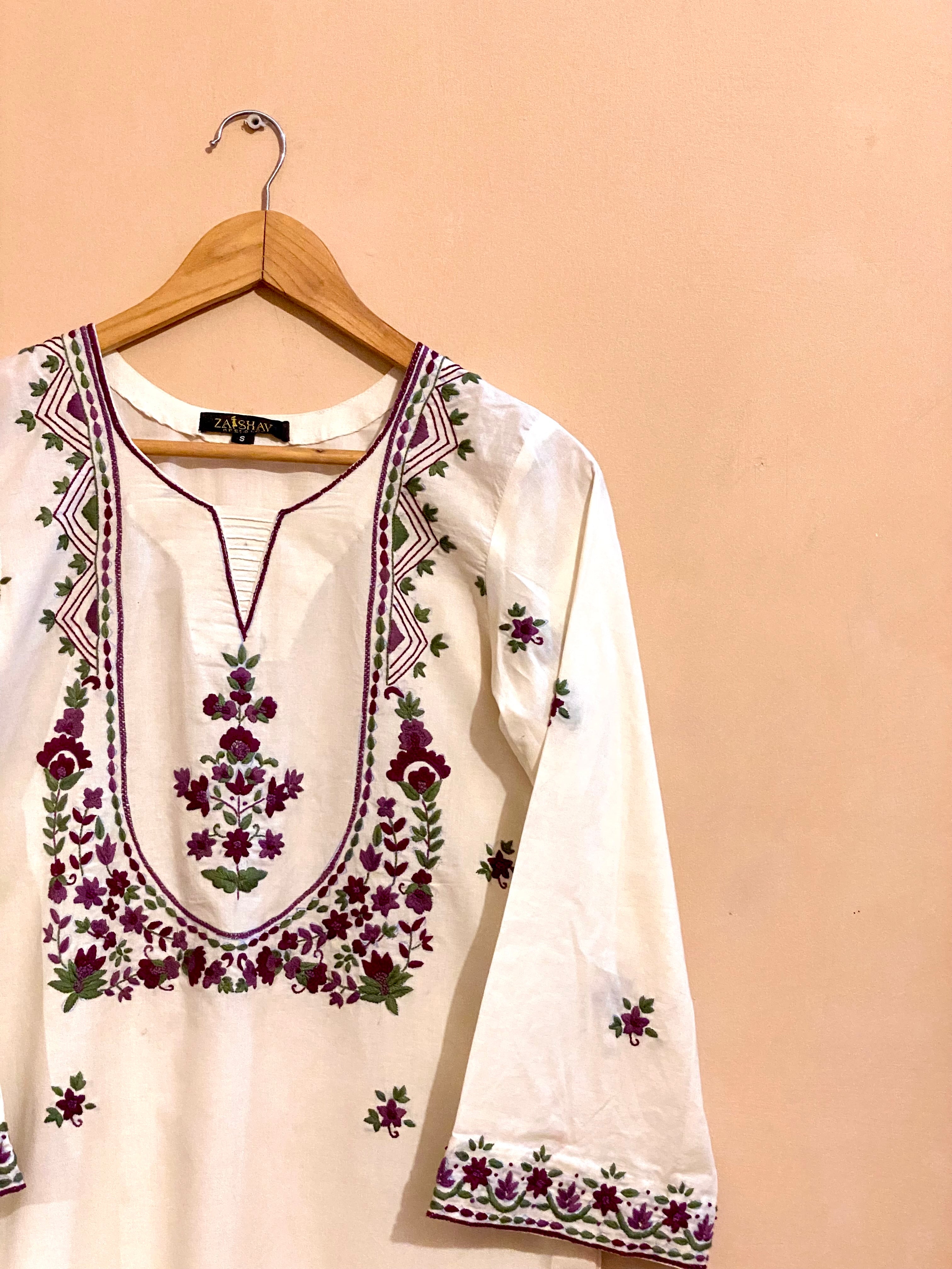 Kanwal- Fully hand embroidered