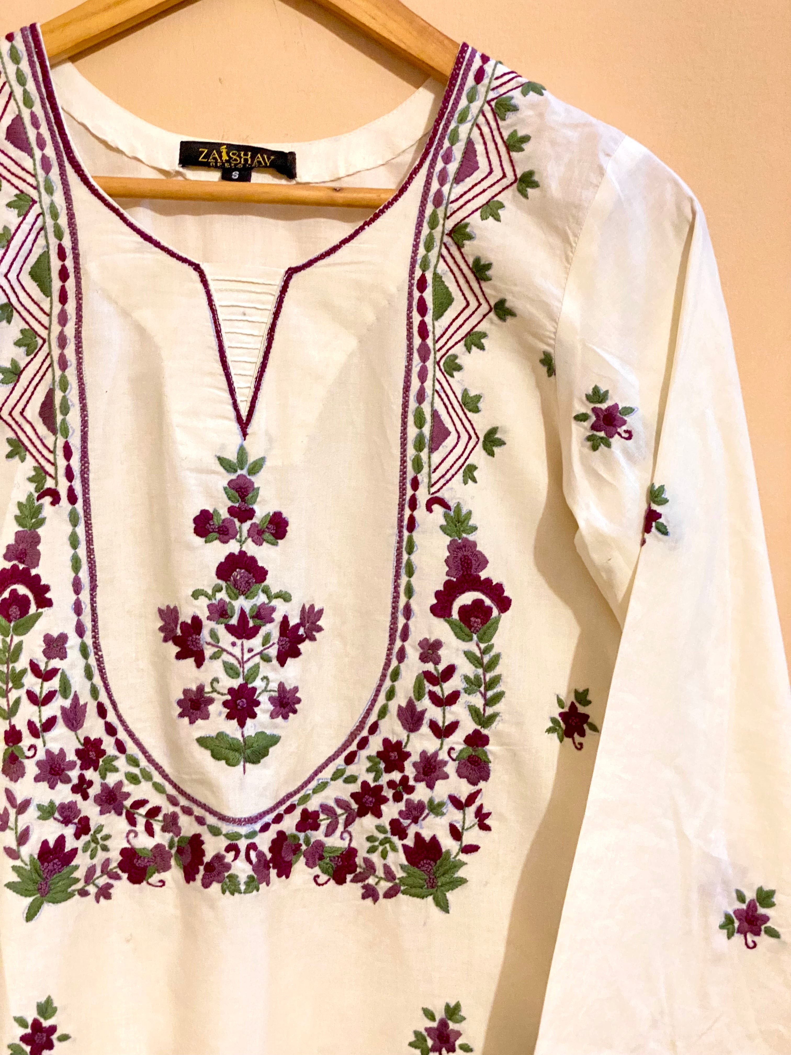 Kanwal- Fully hand embroidered