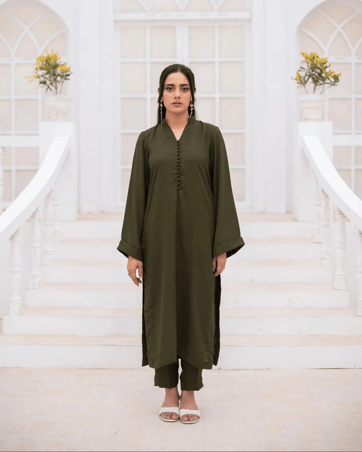 Olive Green Co-Ord Set