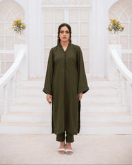 Olive Green Co-Ord Set