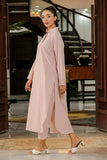 Pastel Pink Classic Dress - Peach Republic