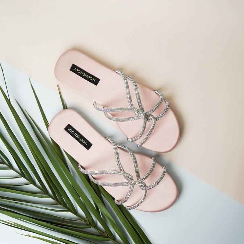 Baby Pink Passion Slides - Jooti Shooti
