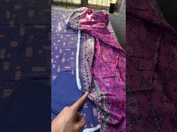 SA11 - Safina Unstitched Printed Lawn 3P