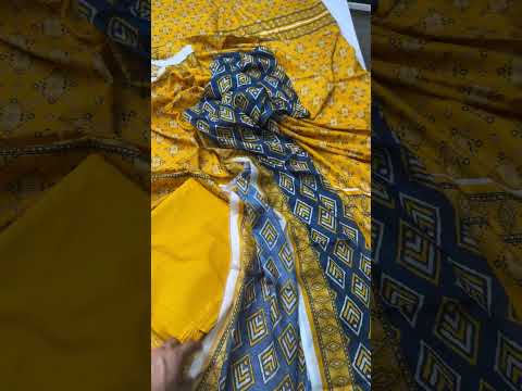 SA7 - Safina Unstitched Printed Lawn 3P
