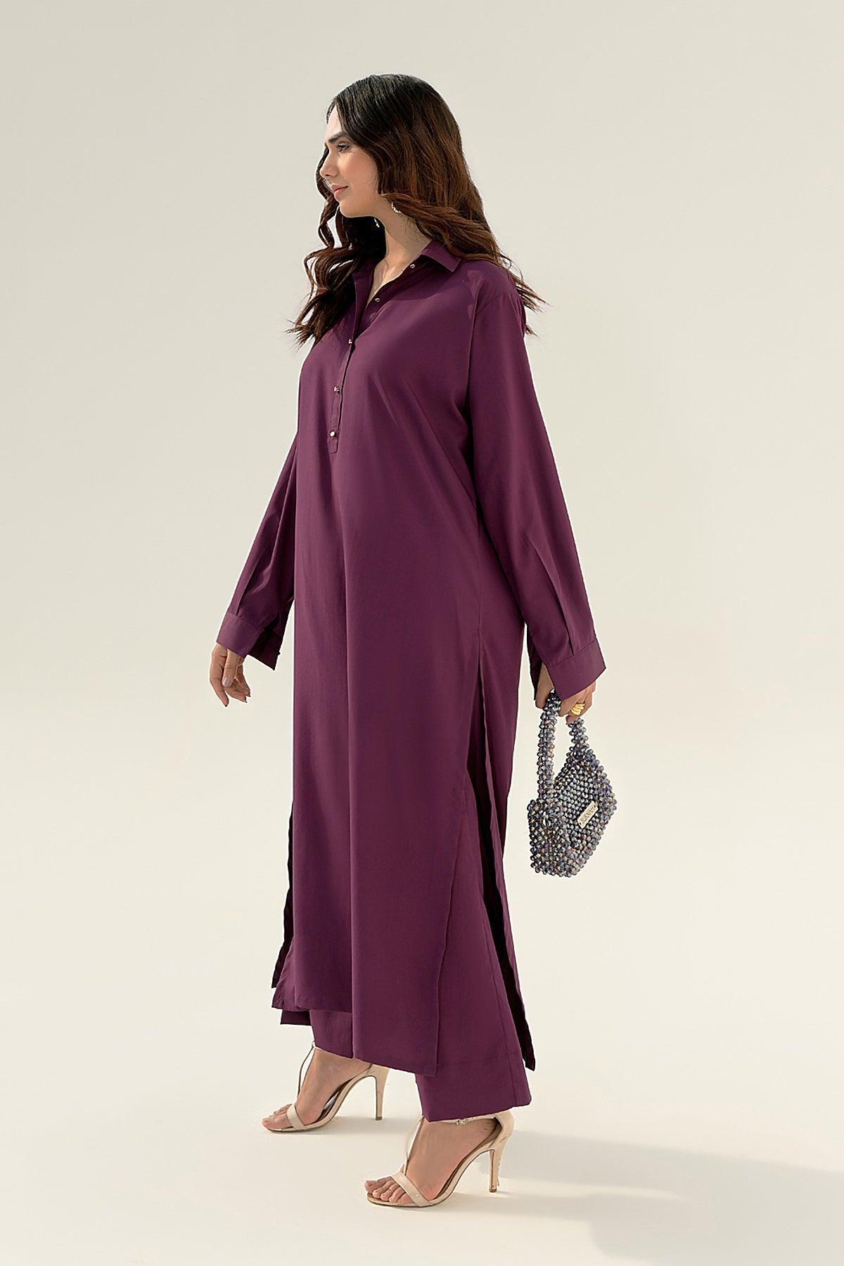 Purple Grip Dress - Peach Republic