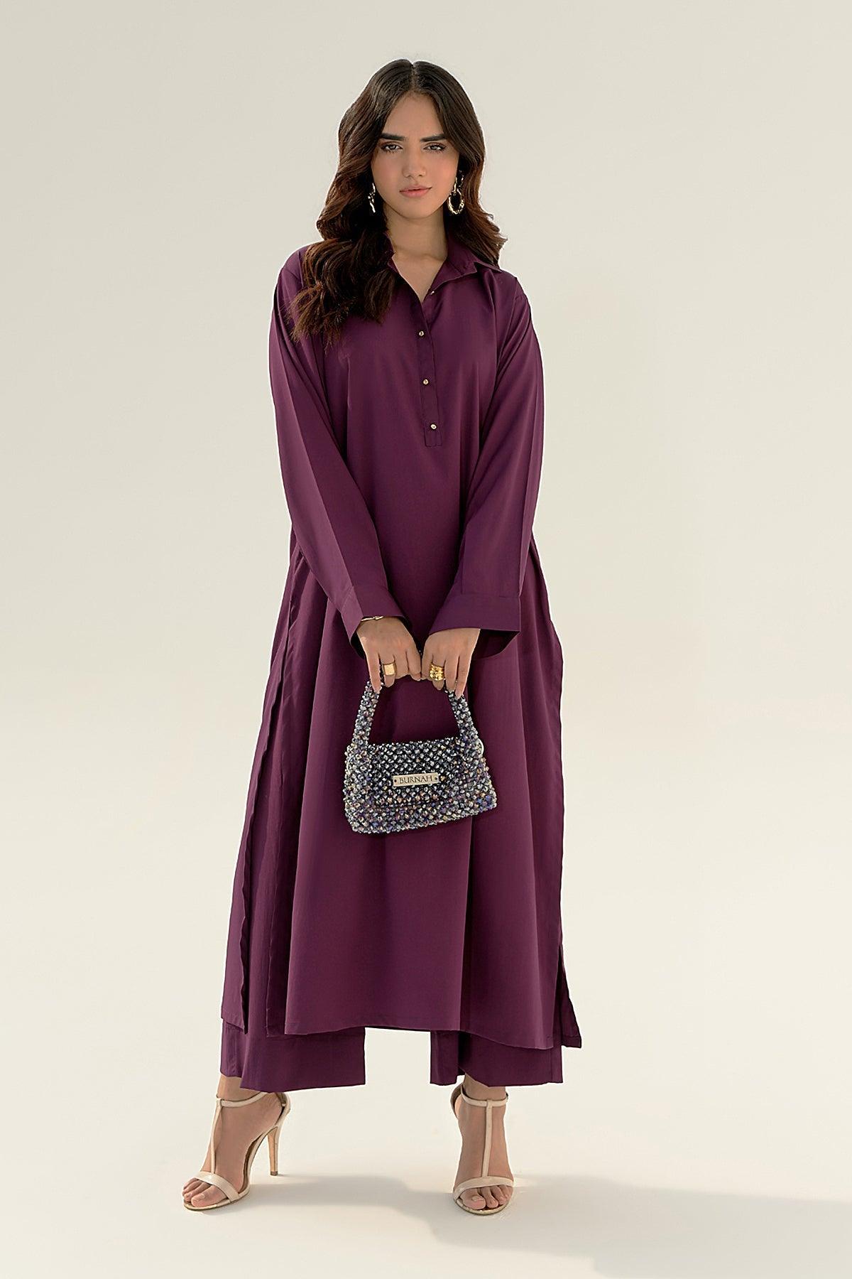 Purple Grip Dress - Peach Republic