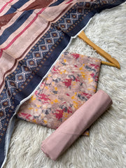 MH1 - Mahnaz Unstitched 3Piece Lawn