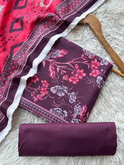 SA52 - Safina Unstitched Chamkila Lawn 3P