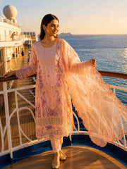 PCH365 - Nureh Unstitched Embroidered Lawn 3P