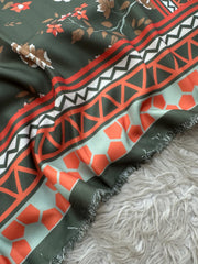 SA4 - Safina Printed Khaddar Jacquard 3P