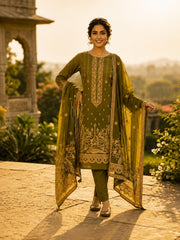 MHN358 - Charizma Unstitched Embroidered Lawn 3P