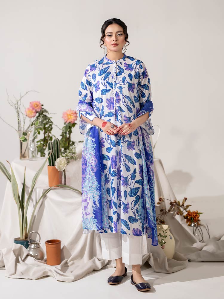 KS10 - Unstitched Printed Lawn 3P