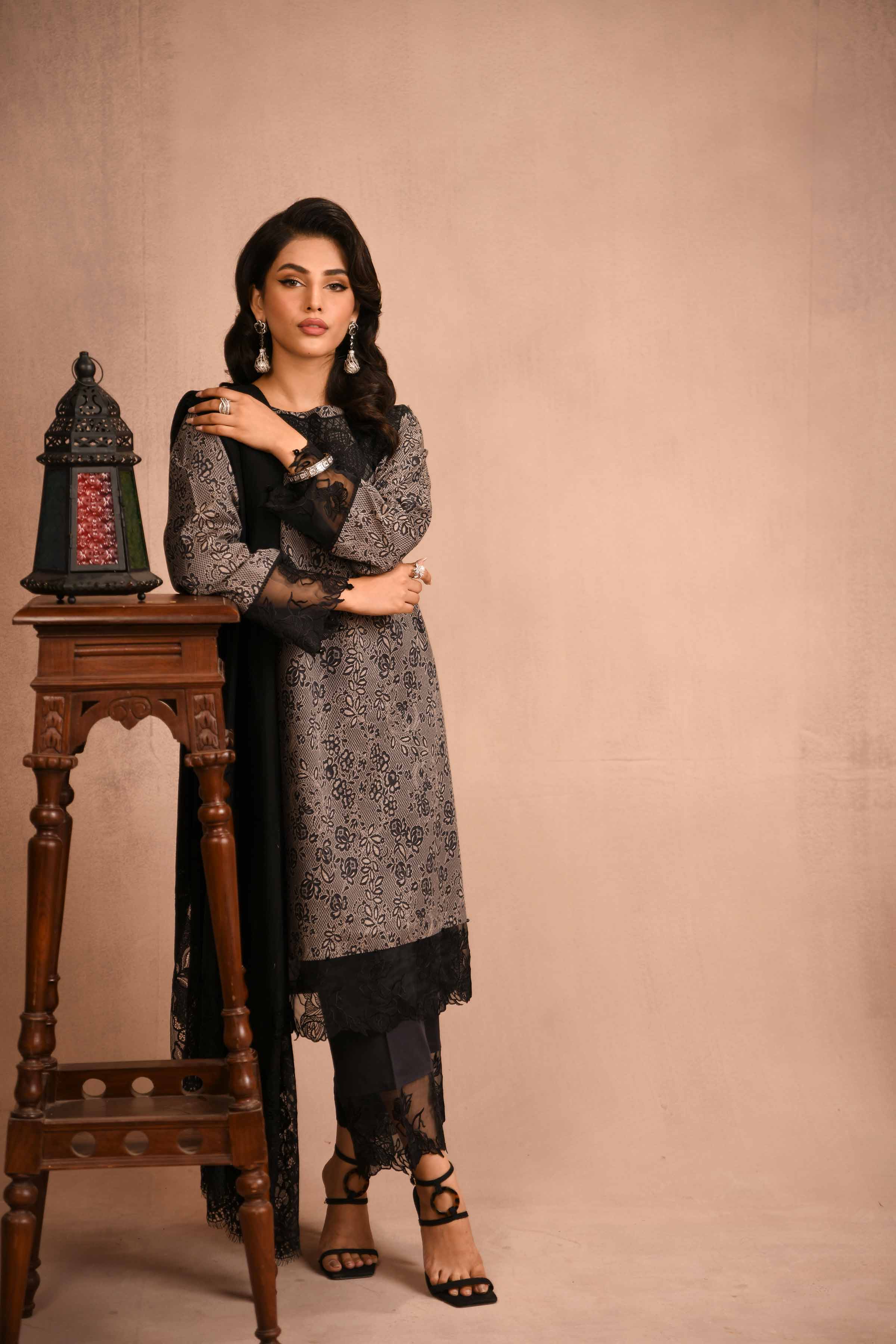 NL47 - Nishat Karandi Printed 3P