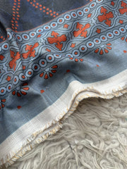 SA76 - Safina Printed Khaddar Jacquard 3P