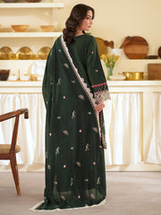 EM-011 | 3 PC Embroidered Luxury Lawn