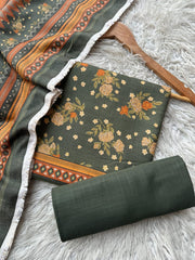 SA56 - Safina Printed Khaddar Jacquard 3P