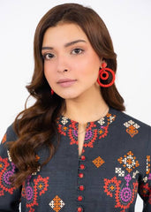 SLR68 - Alkaram Printed Khaddar 2P