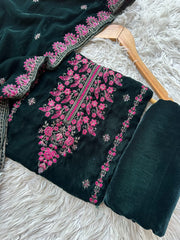 CV28 - Charizma Velvet Embroidered 3P