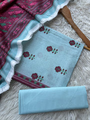 SA54 - Safina Unstitched Chamkila Lawn 3P