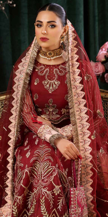 AR 02 - Unstitched Organza Luxury Lehenga