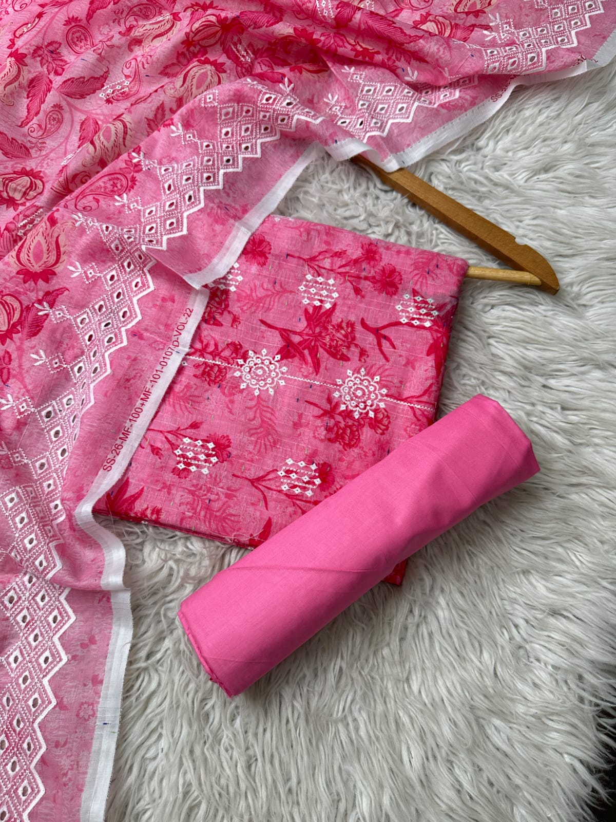 CH86 - Charizma Unstitched Embroidered Lawn 3P
