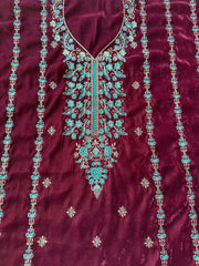 CV26 - Charizma Velvet Embroidered 3P